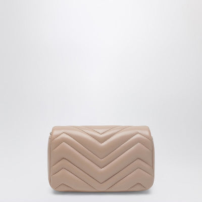 Gucci Mini Gg Marmont Shoulder Bag In Pale Pink Women