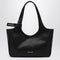 Balenciaga Laundrette East-West Black Leather Tote Bag Women