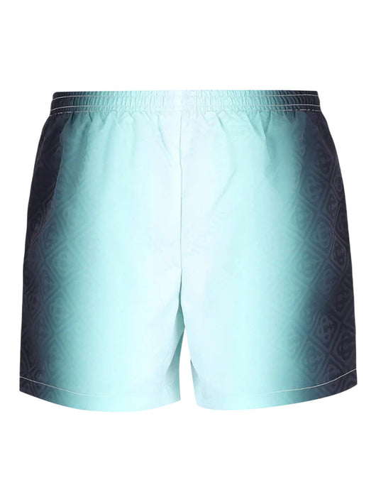Casablanca Men Men`S Jacquard Print Swim Shorts