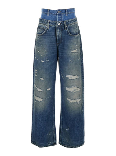Dolce & Gabbana Women Double-Waisted Jeans