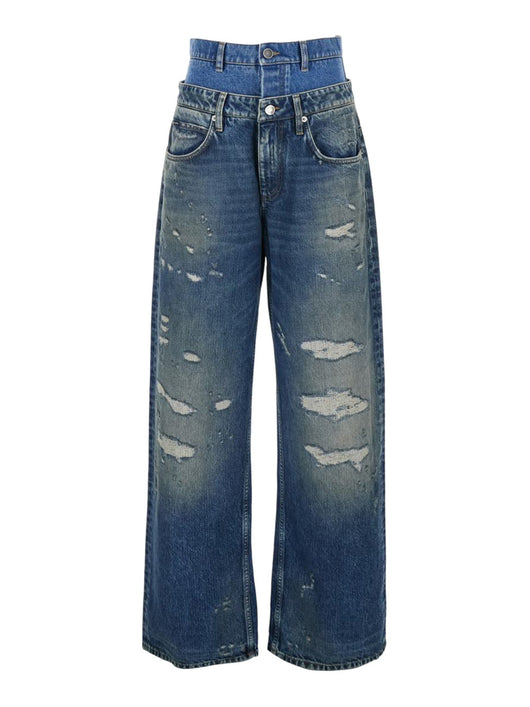 Dolce & Gabbana Women Double-Waisted Jeans