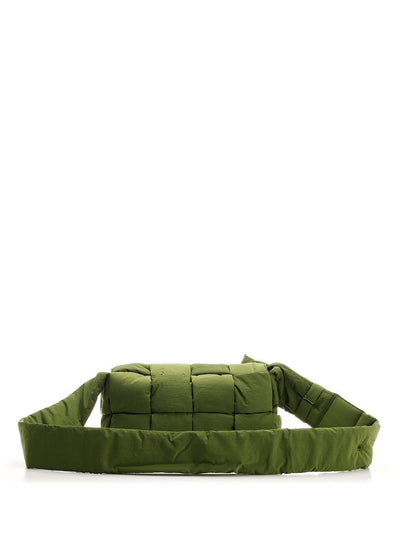 Bottega Veneta Men Avocado Nylon "Cassette" Bag
