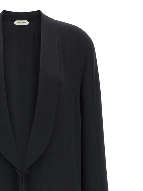 Alberta Ferretti Women Silk Georgette Coat
