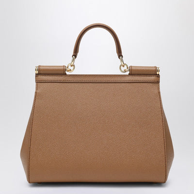 Dolce&Gabbana Large Caramel Sicily Hand Bag Women