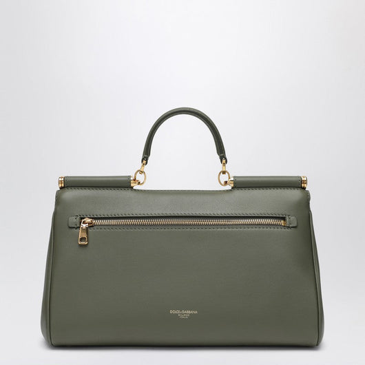 Dolce&Gabbana My Sicily Handbag In Military Green Leather Women