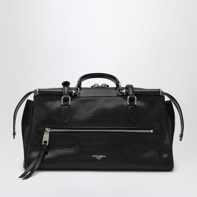 Dolce&Gabbana Black Vittoria Leather Bag Women