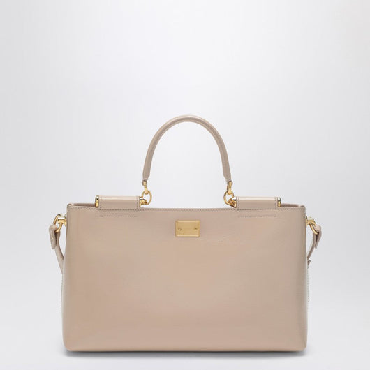 Dolce&Gabbana Vittoria Handbag In Flesh-Coloured Leather Women