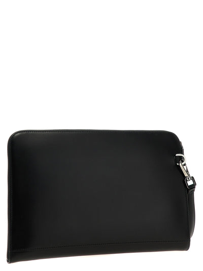 Dolce & Gabbana Men Large Plaque Pouch