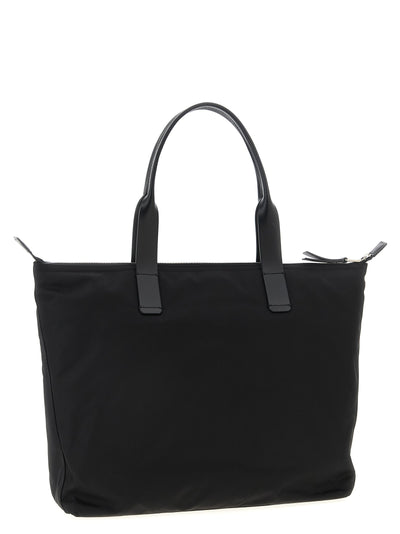 Dolce & Gabbana Men Media Logo Patch Shopping Bag