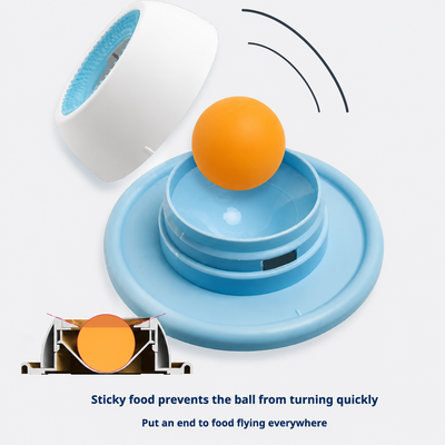 Pet Lick Mat Slow Feeder for Dogs & Cats | Interactive Yogurt & Treat Licking Plate