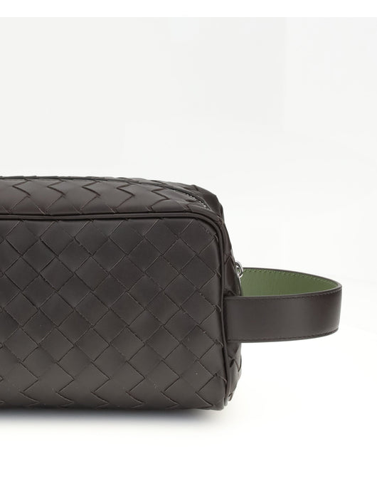 Bottega Veneta Men Intrecciato Travel Clutch