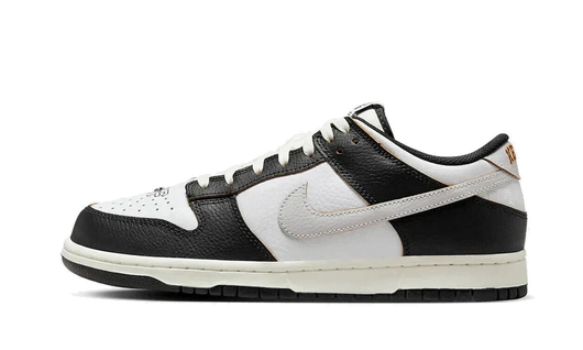 Nike SB Dunk Low Shoes Black White-Orange