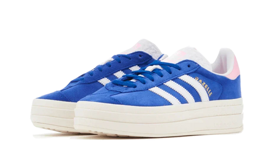 adidas Originals Gazelle Bold Shoes Semi Lucid Blue True Pink Core White