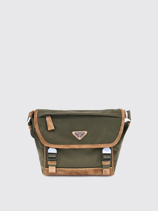 Prada Shoulder Bag Men Military
