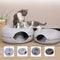 Interactive Donut Cat Bed & Tunnel – Felt Cat House Toy