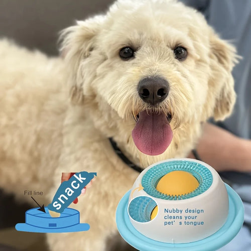 Pet Lick Mat Slow Feeder for Dogs & Cats | Interactive Yogurt & Treat Licking Plate
