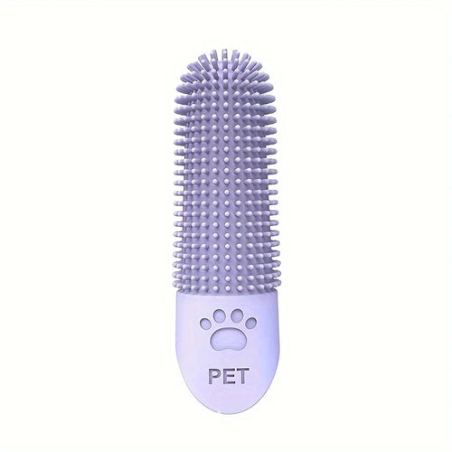 360° Silicone Dog Finger Toothbrush | Soft Pet Dental Cleaning Brush