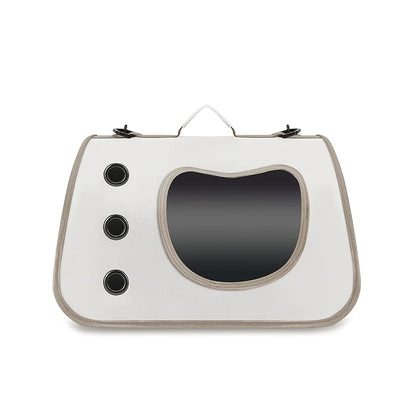 Portable Pet Carrier Bag for Small Dogs & Cats – Foldable & Breathable