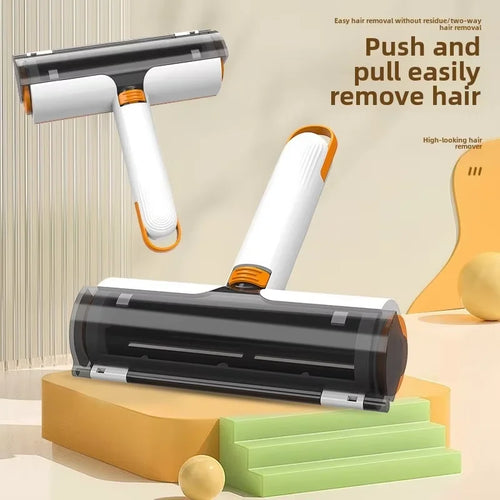 Portable Self-Cleaning Pet Hair Remover Roller for Dogs, Cats, Furniture & Clothing