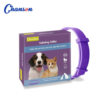Premium Calming Pheromone Pet Collar | Anxiety Relief for Dogs & Cats