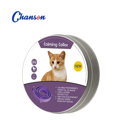 Premium Calming Pheromone Pet Collar | Anxiety Relief for Dogs & Cats