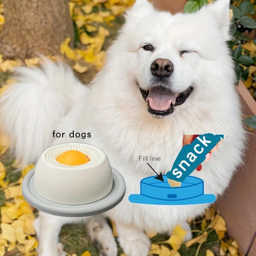 Pet Lick Mat Slow Feeder for Dogs & Cats | Interactive Yogurt & Treat Licking Plate