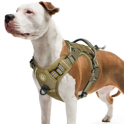 Tactical No-Pull Dog Harness | Heavy-Duty MOLLE Military Vest