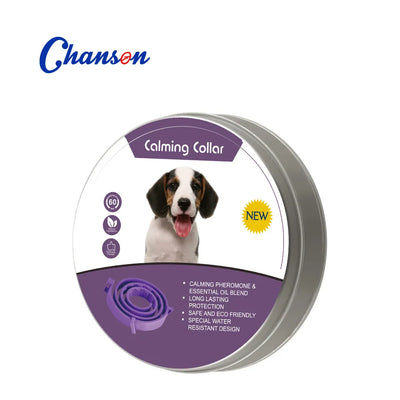 Premium Calming Pheromone Pet Collar | Anxiety Relief for Dogs & Cats