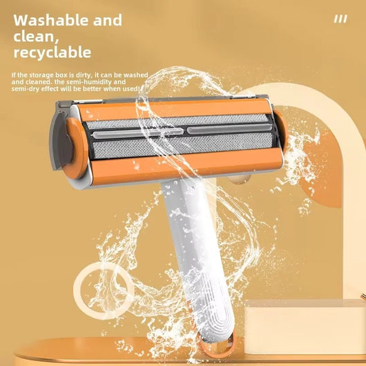 Portable Self-Cleaning Pet Hair Remover Roller for Dogs, Cats, Furniture & Clothing