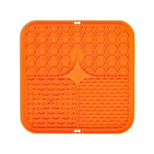Pet Slow Feeding Lick Mat for Dogs & Cats | Silicone Feeding Placemat
