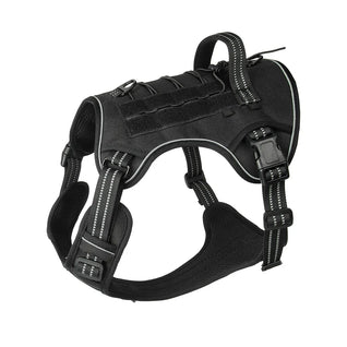 Tactical No-Pull Dog Harness | Heavy-Duty MOLLE Military Vest