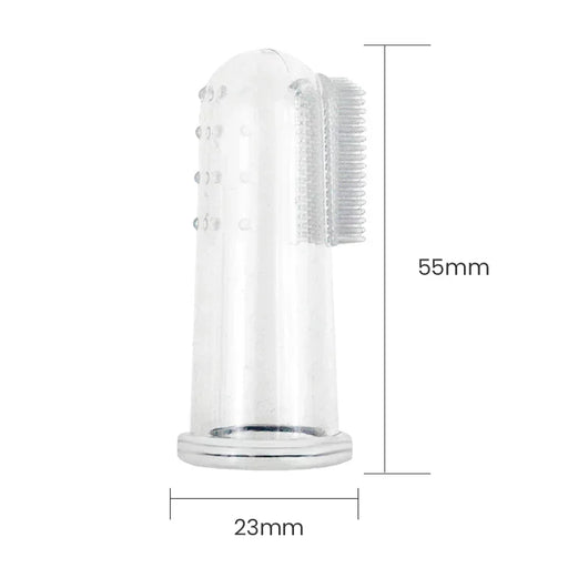 Super Soft Pet Finger Toothbrush Teddy Dog Brush Bad Breath Tartar Teeth Care Tool Dog Cat Cleaning Silicagel Pet Supplies