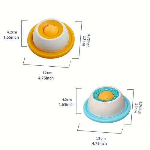Pet Lick Mat Slow Feeder for Dogs & Cats | Interactive Yogurt & Treat Licking Plate