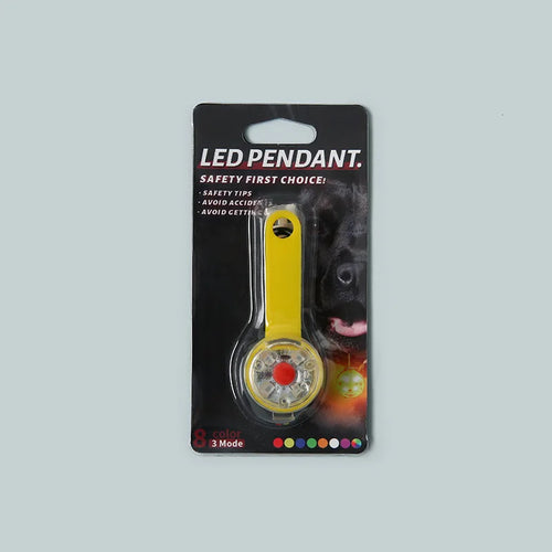 USB Rechargeable LED Pet Safety Light | Weatherproof Luminous Collar Pendant