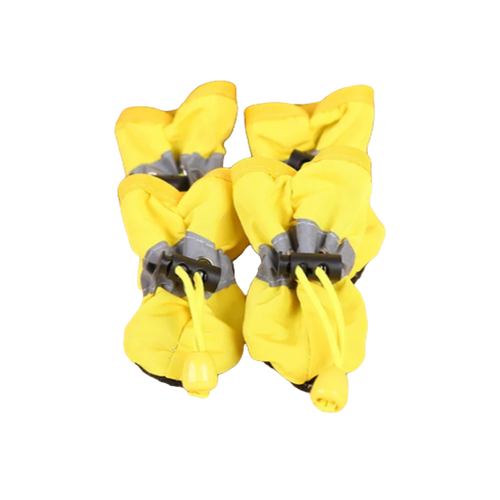 Waterproof Anti‑Slip Dog Boots – 4‑Pack Rain Shoes for Small Pets