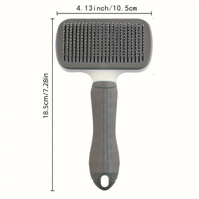 Self-Cleaning Pet Slicker Brush for Dogs & Cats