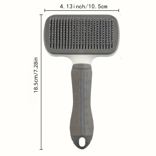 Self-Cleaning Pet Slicker Brush for Dogs & Cats