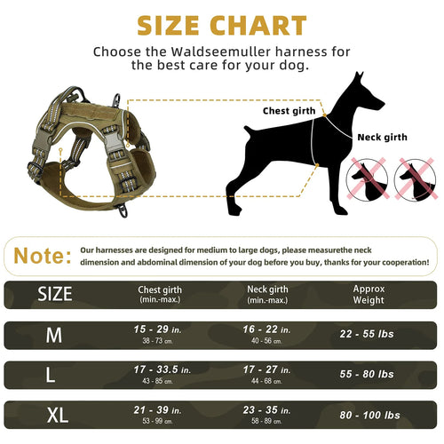 Tactical No-Pull Dog Harness | Heavy-Duty MOLLE Military Vest