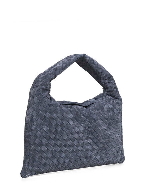 Bottega Veneta Women Graphite Hop Small Shoulder Bag