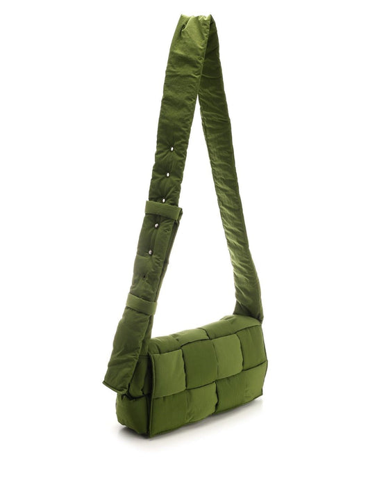 Bottega Veneta Men Avocado Nylon "Cassette" Bag
