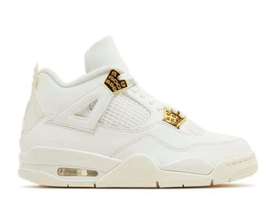 Nike Air Jordan 4 Retro Women's Shoes Metallic Gold
