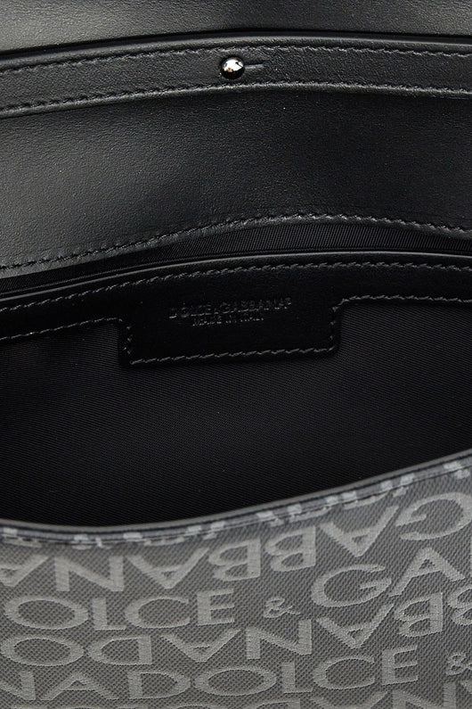 Dolce & Gabbana Men Coated Jacquard Crossbody Bag