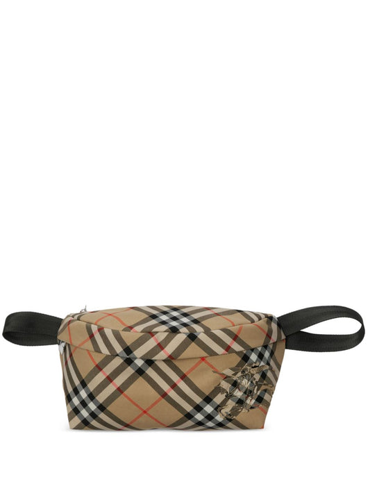 Burberry Men Check Belt Bag