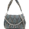 Diesel Women Charm Small Denim Shoulder Bag