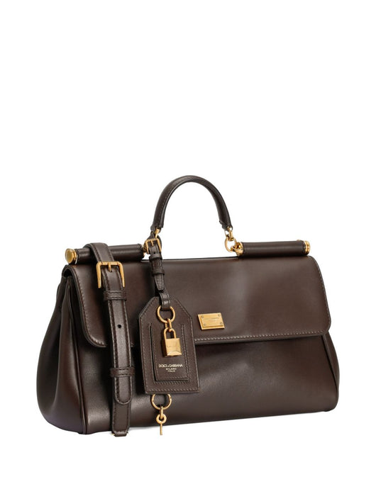 Dolce & Gabbana Women Sicily Soft Leather Handbag
