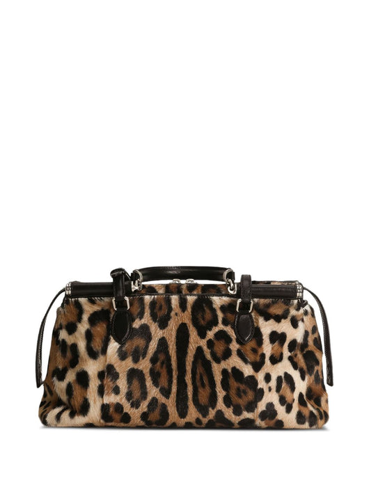 Dolce & Gabbana Women Vittoria Leo Print Handbag