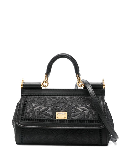 Dolce & Gabbana Women Sicily Small Embroidered Handbag