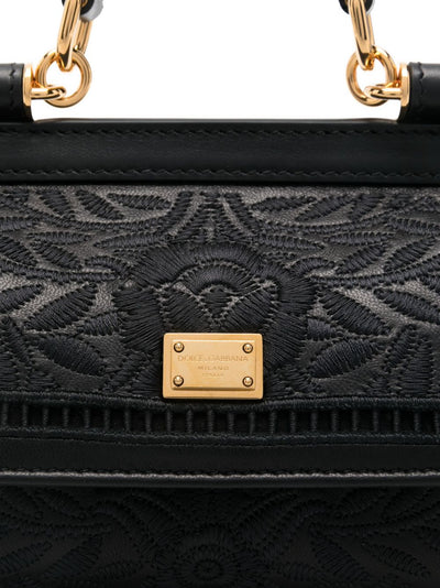 Dolce & Gabbana Women Sicily Small Embroidered Handbag