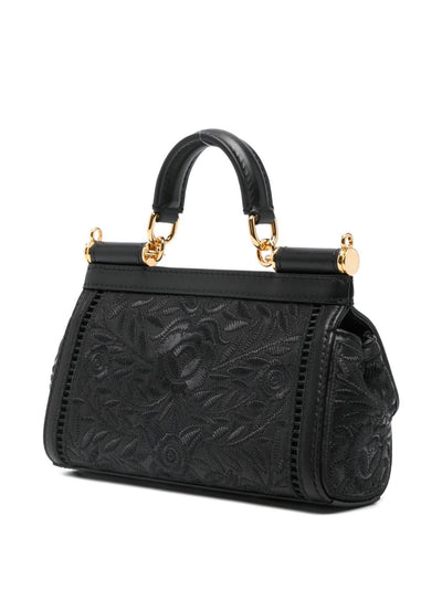 Dolce & Gabbana Women Sicily Small Embroidered Handbag
