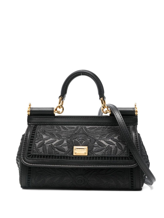 Dolce & Gabbana Women Sicily Small Embroidered Handbag